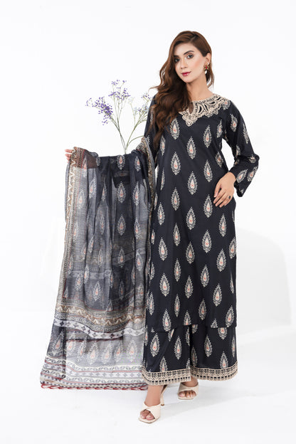 Mahgul Linen Winter Collection by Raniyah MWR6