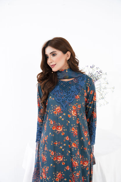 Mahgul Linen Winter Collection by Raniyah MWR5